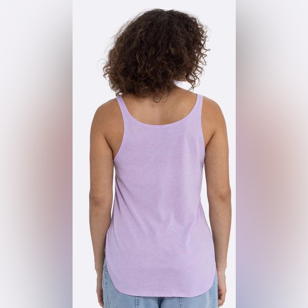 Next Level Apparel Lavender Scoop Neck Tank Top - Picture 3 of 3
